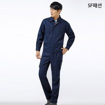 춘추 작업복 상의 야광띠 사계절용 근무복 자켓, 2XL(105), 네이비(sftb10j)