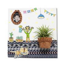 도예토 화분 액자만들기 틸란(1인용) 초등 유치원 어린이집수업 만들기재료키트