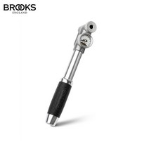 브룩스 BROOKS P1 HAND PUMP WITH GAUGE P1펌프 자전거용 타이어 펌프, 쿠퍼 내츄럴