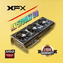 그래픽카드 사용 XFX AMD Radeon RX 5500XT 8G 5600XT 6G RX 5700 RX5700XT 8G Vega56 64 256Bit 7nm 그래픽 카드 GPU 카, 4. RX 5700XT 8G