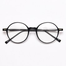 스타일호른 얼굴형에 맞는 동그란 김구 투명안경테