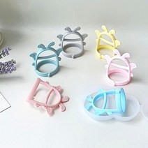 아가프라 나비 손목 치발기+케이스 신생아 아기치발기, 나비손목치발기(핑크)+케이스