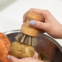 오하우 천연 야자 팟브러쉬 철수세미 대용 주방 세척솔