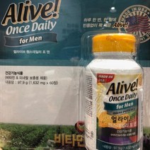 얼라이브 원스데일리 포 맨 60정, 1개