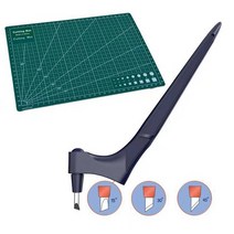 craft cutting pen with 360 degree 회전 블레이드 다이컷 머신, 진한 파란색 세트