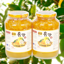 고흥 유자청 2KG ( 1kg x 2병 )- 100% 국내산 유자