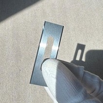 텅스텐 스틸 허리 구멍 블레이드 양면 허리 구멍 블레이드 크래프트 종이 필름 커팅 블레이드 카펫 블레이드 카바이드 나이프, 없음