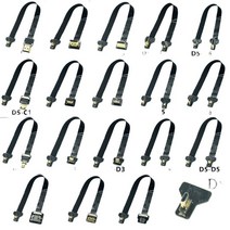 FPC 리본 플랫 HDMI 호환 케이블 D5 FPV HD 90 도 왼쪽 오른쪽 어댑터 20 핀 피치 멀티콥터 항공 사진, 20 A3-A4_04 30cm