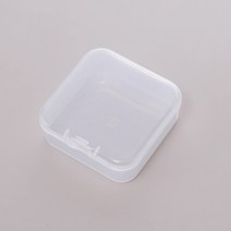 C2L 투명 플라스틱 미니 수납 케이스 7.5X7.5CM 사각투명박스 투명케이스박스 투명케이스상자 투명정리박스 소형플라스틱케이스 투명상자