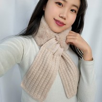 페이크퍼 쁘띠 머플러 겨울 따뜻한 네키 목도리
