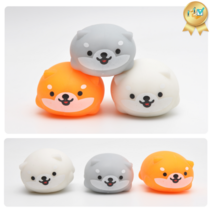 심쿵 시바견말랑이 색상랜덤 말랑볼 스트레스해소 촉감놀이 강아지 댕댕이