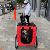 반려동물 자전거 트레일러 앰프 조깅 유모차 화물 트롤리 보관 카트 dog bike trailer carrier 애완견, 협력사