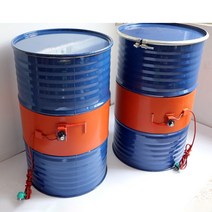 가열벨트 가열 드럼밴드히터 220V 110V 20-200L 실리콘 밴드 드럼 히터 담요 오일 바이오 디젤 플라스틱 금속 배럴 가스 탱크 손잡이 온도 컨트롤러 포함 바이오더, 250x1740mm 2000W _110V US Plug