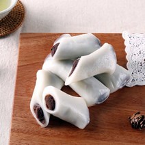 기타브랜드 [떡미당] 굳지않는 우리쌀 하얀 팥크림 가래떡 50g x 20개 내외 (총 1kg), 1세트