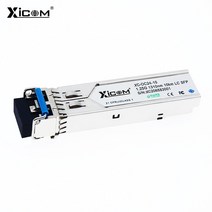 SFP모듈 광모듈 트랜시버 10KM LC 이중 1310nm 단일 모드 광섬유 스위치 광학 호환, 3.4 pcs 10KM