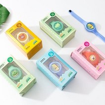 흠뻑쇼 준비물 워터밤 물놀이 LED 모기퇴치 팔찌 캠핑 유아 밴드 어린이 썸머패치, 1개