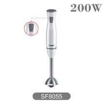 blender electric food mixer kitchen detachable hand blender egg beater 야채 스탠드 blend stainless steel, SF8055-화이트, 오 플러그