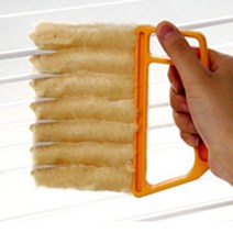 New Useful Microfiber Window Cleaning Brush Air Conditioner Duster CleanerWashable Venetian Blind Blade Cleaning Cloth, Randomly