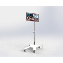병상TV 모니터아암 카트형 -1관절 국산 고산메디코 제작