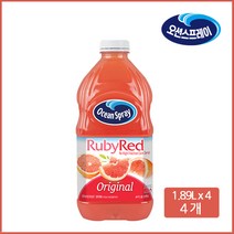 오션스프레이 루비 레드 자몽 드링크 1.89L (Ruby Red), 4개