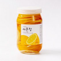 허밍테이블 레몬청 (유기농원당 수제청), 500g, 레몬청1개