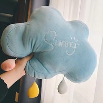 비니비니 부드러운 쿠션 구름 무지개 달 인형 침실 베개 어린이 텐트 방 꾸미기인테리어 소품