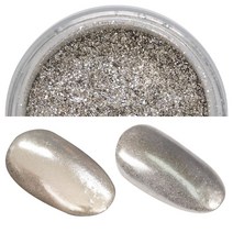 바르나 네일 미러파우더 글리터 메탈 샤이니 실버, 1개, 미러파우더 실버