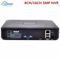 NVR 네트워크 비디오 레코더 XMEye 앱 ONVIF 모션 감지 보안 IP CCTV 미니 8MP 5MP 8CH 16CH 카메라 리코더, 아무도+8CH+Eu 플러그