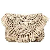 라탄 가방 여자 크로스백 숄더백 여름 밀짚 수제 술 해변 라피아 등나무 짠 핸드백 휴가 어깨 Crossbody 클러치