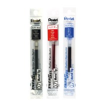 펜텔 에너겔0.7리필 LR7 흑청적 메탈팁, 레드