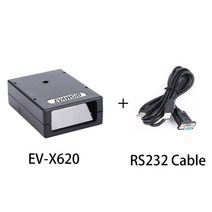 저렴한 가격의 미니 사이즈 바코드 스캐너 모듈 usb 바코드 리더 1damp 2d ttl rs232 직렬 자체 유도 qr 바코드 스캐너, ev-x620 1d rs232