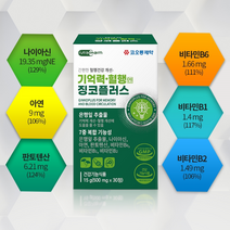 심부전증좋은영양제 혈행개선 혈액순환 은행잎추출물 나이아신 아연 판토텐산 기억력개선 플라보노이드 중년 장년 노년 직장인, 2개월분