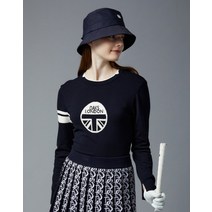 22FW [PREMIUM] 네이비 유니언잭 포인트 라운드 니트 DNSW2C603N2