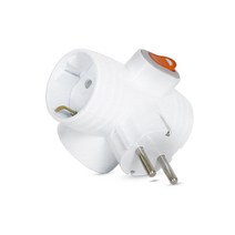 [파워존] 국산 멀티탭 3구 T형 메인스위치 16A, 1개