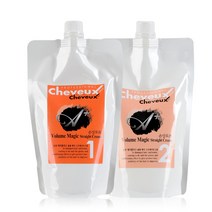 [디어스] 슈보 에이플러스 볼륨 매직 스트레이트 크림(손상모발용) 1제500ml+2제500ml(액상), 1개