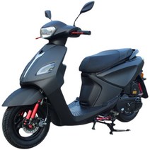 소형 50cc 스쿠터 바이크 오토바이 출퇴근용 성인용, 레드