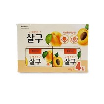 고래백화점 동산 매끈한 살구비누 살구추출물 은은한향 미용 비누, 상세페이지 참조