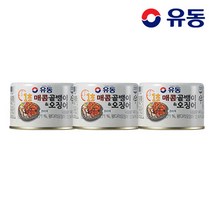 [유동] 1초 골뱅이 매콤오징어 140g x3개, 단일속성