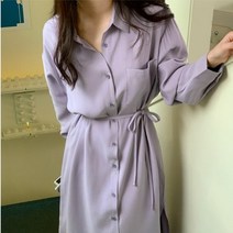 [천삼백케이] [겟잇미] 카라 언발 레이온 롱원피스 (2컬러)