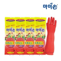 마미손 고무장갑 특대 빨강 오른손2개 5켤레, 특대(XL) 이상