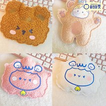 배 미니 온찜질기 군대 방한 용품 케릭터 봉제 인형 휴대용 손난로 허리 털 보온 물 주머니 발 포켓용 발바닥 캠핑 핫펙 눈 패드 목 온열 찜질기 무릎 보냉백 어깨 찜질팩 흰양