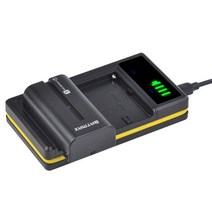 소니 2600mAH NP-F550 NP-F570 리튬 이온 배터리 LCD USB 충전기 Sony NP-F330 NP-F530 NP-F570 NP-F730 NP-F750 블랙 매직, 협동사, 1 배터리 1 충전기, 1 BATTERY 1 CHARGER