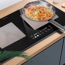 인덕션 실리콘 보호 패드 깔개 기스방지 상판보호패드 인덕션받침대, 원형