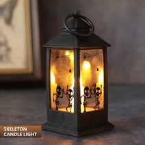 할로윈 장식 조명 홈 랜턴 Led 촛불 티 라이트 양초 크리스마스 트리 산타 클로스 엘크 램프 커스트, [01] 1Pcs, [07] 07