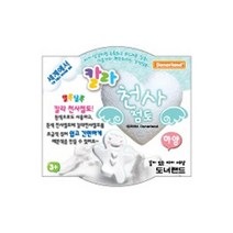설래임 도너랜드 대용량 점토 학교준비물 솜털 칼라 천사점토 30g, 하양