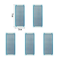 호버보드 프로토보드 회로 3x7 4x6 PCB 양면 DIY 범용 10 개, 07 Double-3X7-10PCS, 한개옵션1