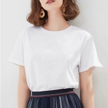 시밀러룩 커플 웨딩촬영커플룩 흰색 t 셔츠 여성 남성 여름 짧은 소매 단색 간단한 숙녀 tshirt 여성용 캐주얼 탑 한국어 기본 커플 셔츠