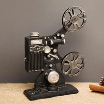 레트로 향수 영화 프로젝터 모델 장식 공예 영화 촬영 소품 홈 데스크탑 장식품