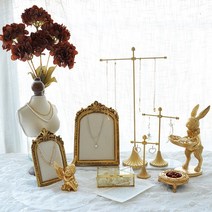 유럽풍 악세사리 진열대 목상 목걸이 주얼리 귀걸이 반지 팔찌 거치대 트레이 소품