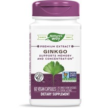 네이쳐스웨이 징코 캡슐, 60개입, 1개, 60정